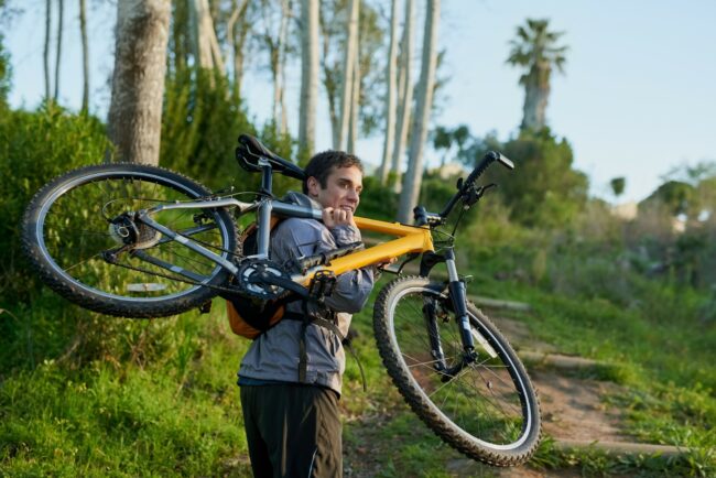 Guess I’m carrying my bike from here